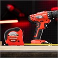 Рулетка Double fixation,10 м х 25 мм,обрезиненный корпус,двойная плавная фиксация Matrix 16810
