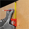 Рулетка Double fixation,10 м х 25 мм,обрезиненный корпус,двойная плавная фиксация Matrix 16810