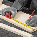 Рулетка Double fixation,3 м х 16 мм,обрезиненный корпус,двойная плавная фиксация Matrix 16811