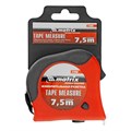 Рулетка Double fixation,7,5 м х 25 мм,обрезиненный корпус,двойная плавная фиксация Matrix 16813