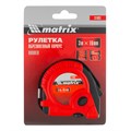 Рулетка Rubber,3 м х 16 мм,обрезиненный корпус Matrix 16814