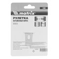Рулетка Rubber,3 м х 16 мм,обрезиненный корпус Matrix 16814