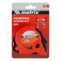 Рулетка Rubber,5 м х 19 мм,обрезиненный корпус Matrix 16815