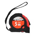 Рулетка Status Magnet fixation,5 м х 25 мм,обрезиненный корпус,зацеп с магнитом Matrix 16824