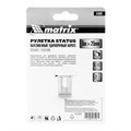 Рулетка Status Magnet fixation,5 м х 25 мм,обрезиненный корпус,зацеп с магнитом Matrix 16824