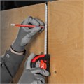 Рулетка Status Magnet fixation,7,5 м х 25 мм,обрезиненный корпус,зацеп с магнитом Matrix 16825