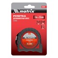 Рулетка Strong,3 м х 16 мм,обрезиненный корпус Matrix 16826
