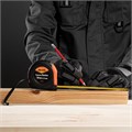 Рулетка Elastica,10 м х 25 мм,обрезиненный корпус Sparta 16830