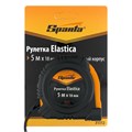 Рулетка Elastica,5 м х 18 мм,обрезиненный корпус Sparta 16832