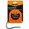 Рулетка Classic,7,5 м х 24 мм,пластиковый корпус Sparta 16838