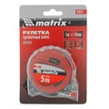 Рулетка Crystal,5 м х 19 мм,корпус из поликарбоната Matrix 16850