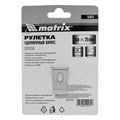 Рулетка Crystal,5 м х 25 мм,корпус из поликарбоната Matrix 16851