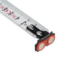 Рулетка Magnetisch 5 м х 19 мм,обрезиненный корпус,автоматическая фиксация,Нейлоновое покрытиеытие,зацеп с магнитом Gross 16859