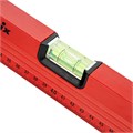 Уровень алюминиевый, 800 мм, 3 глазка, красный, линейка Matrix 16921