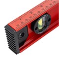 Уровень алюминиевый "Рельс", 1000 мм, 3 глазка, усиленный Matrix 16934
