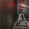 Лазерный уровень самовыравнивающийся, 150 мм, штатив 1150 мм, набор в пластиковом кейсе Matrix 17023