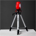 Лазерный уровень ML01T, дальность 10 м, точность ± 0,5 мм, / 1 м, длина волны 650 нм, проекция 1 вертикальная 1 горизонтальная плоскость, резьба под штатив 5/8", штатив в комплекте Matrix 17026