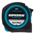 Рулетка Komfortabel 3 м х 19 мм,обрезиненный корпус Gross 17063