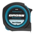 Рулетка Komfortabel 5 м х 25 мм,обрезиненный корпус Gross 17065