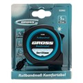 Рулетка Komfortabel 5 м х 25 мм,обрезиненный корпус Gross 17065