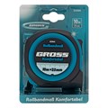 Рулетка Komfortabel 10 м х 25 мм,обрезиненный корпус Gross 17067