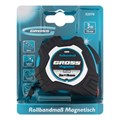 Рулетка Magnetisch 3 м х 16 мм,обрезиненный корпус,автоматическая фиксация,Нейлоновое покрытиеытие,зацеп с магнитом Gross 17068