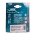 Рулетка Magnetisch 5 м х 25 мм,обрезиненный корпус,автоматическая фиксация,Нейлоновое покрытиеытие,зацеп с магнитом Gross 17069