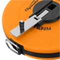 Рулетка геодезическая, 10 м х 12,5 мм, лента ПВХ, закрытый круглый корпус Sparta 17077
