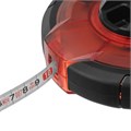 Рулетка геодезическая 50 м х 12,5 мм, закрытый корпус, стальная лента, односторонняя шкала, Pro Matrix 17080