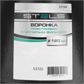 Воронка пластиковая с сетчатым фильтром 120 мм Stels 17142