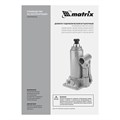 Домкрат гидравлический бутылочный, 2 т, h подъема 158-308 мм Matrix 17177