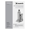 Домкрат гидравлический бутылочный, 50 т, h подъема 236-356 мм Matrix 17205