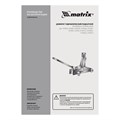 Домкрат гидравлический подкатной, 2 т, h подъема 135-355 мм Matrix 17211