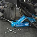 Домкрат гидравлический подкатной, быстрый подъем, 3т QUICK LIFT, 130-465 мм, проф Stels 17221
