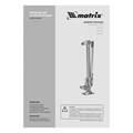 Домкрат реечный, 3 т, высота подъема 135-1016 мм, HigH Jack Matrix 17236