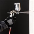 Краскораспылитель пневматический для финишных работ с верхним бачком V 0,1 л, сопло D 0.5 мм Matrix 17256