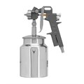 Краскораспылитель пневматический с нижним бачком V 1, 0 л, сопло D 1.2, 1.5 и 1.8 мм Matrix 17260