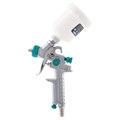 Краскораспылитель AG 810 HVLP, гравитационный, сопло 0.8 мм и 1 мм Stels 17262