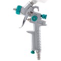 Краскораспылитель AG 810 HVLP, гравитационный, сопло 0.8 мм и 1 мм Stels 17262