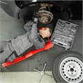 Лежак ремонтный на шести колесах, 1000 х 475 х 128 мм, пластиковый Matrix 17268