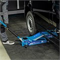 Домкрат гидравлический подкатной, быстр.подъем, 3т QUICK LIFT, 75-505 мм, проф, с педалью Stels 17472