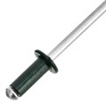 Заклепки 3.2 х 8 мм RAL 6005, темно-зеленые, 50 шт Matrix 17608
