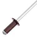 Заклепки 4.0 х 10 мм RAL 3005, красное вино, 50 шт Matrix 17615