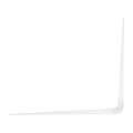 Кронштейн угловой с ребром, 250 х 300 мм, белый Сибртех 17775