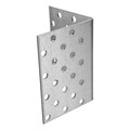 Крепежный уголок равносторонний 2 мм, KUR 60 x 60 x 80 мм Сибртех 18097