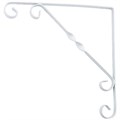 Кронштейн декоративный, 100 х 100 мм, белый Сибртех 18128