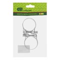 Хомуты металлические, силовые 44-47 мм, ширина 22 мм, шарнирный, W1, 2 шт Сибртех 18239