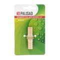 Соединитель для шланга 1/2", латунный Palisad 18306