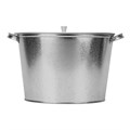 Бак для воды оцинкованный с крышкой (крышка с ручкой) 20 л, без крана 18323