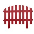 Забор декоративный "Винтаж", 28 х 300 см, терракот, Palisad 18435
